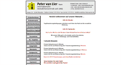 Desktop Screenshot of immobilien-petervanlier.de