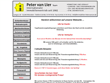 Tablet Screenshot of immobilien-petervanlier.de